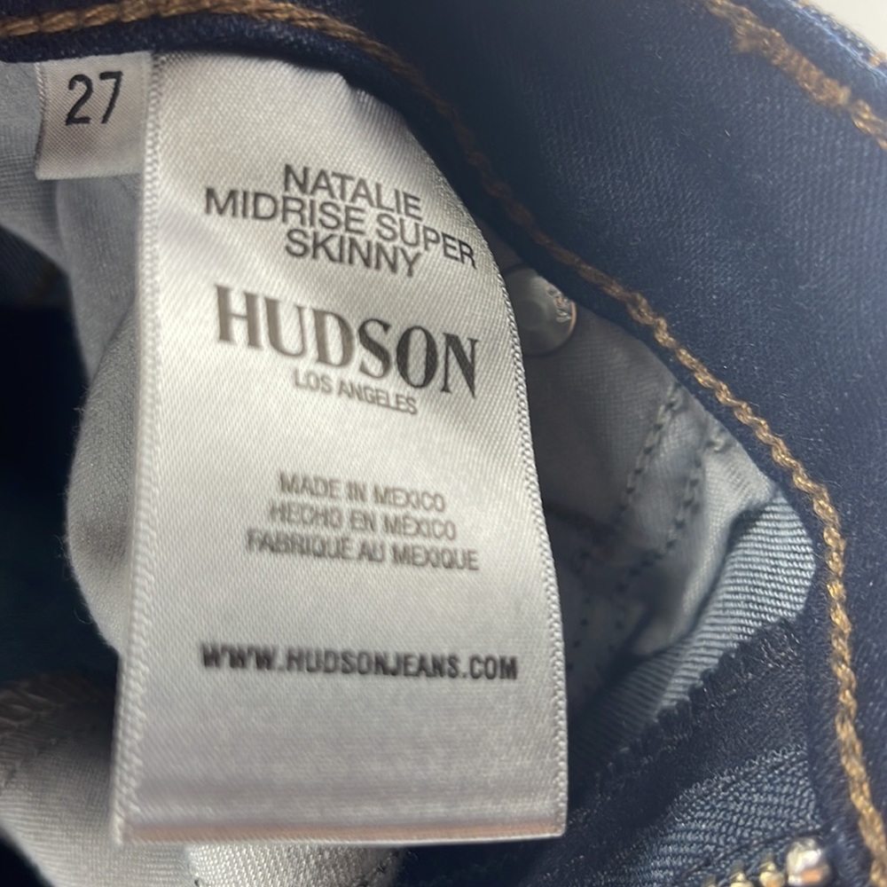 Hudson Jeans Krista Low Rise Ankle Straight Leg Jeans - Picture 10 of 12